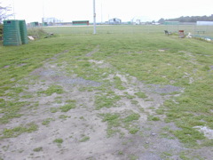 see the new gravel?  it replaces the standing water from earlier